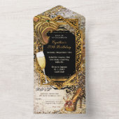 ALL IN ONE Leopard Glam Einladung Design (Innen Boden)