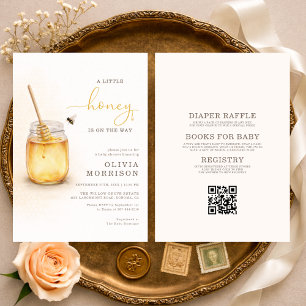 All in One Little Honey auf dem Weg Baby Shower Einladung