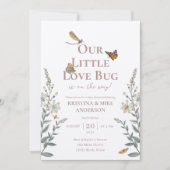All in One Little Love Bug Baby Shower Invitation Einladung (Vorderseite)