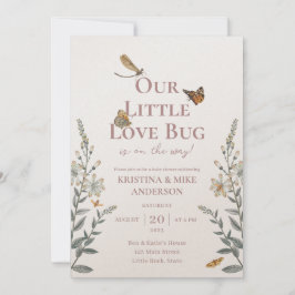 All in One Little Love Bug Baby Shower Invitation Einladung