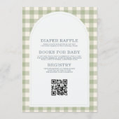 All in One Locally Grown Baby Shower Einladung (Rückseite)