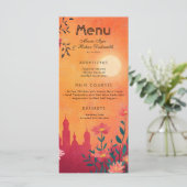 All in one Menu +Drinks Sunset Serenade Menükarte (Stehend Vorderseite)