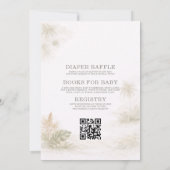 All in One Oh Boy Jungle Couples Baby Shower Einladung (Rückseite)