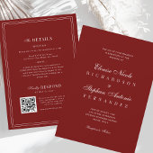 All in One Old Money Wedding Einladung