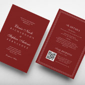 All in One Old Money Wedding Einladung