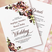 All in one rustic Fall Blumenhochzeit
