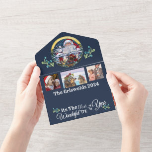 All in one Submarine thematische Urlaubskarte Einladung