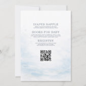 All in One Under the Sea Ocean Couples Baby Shower Einladung (Rückseite)