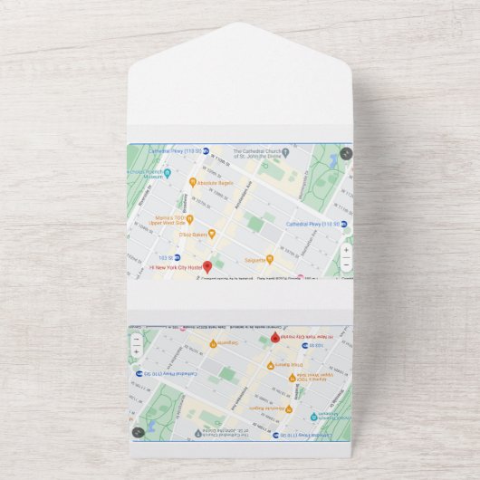 All in One Wedding Einladung (Außenbereich)