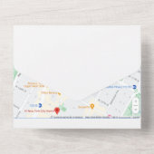 All in One Wedding Einladung (Rückseite)