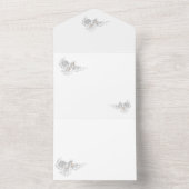 All in one Wedding Einladung : Tauben (Innen Boden)