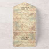 All in one Wedding Einladungen Musiknoten (Außenbereich)