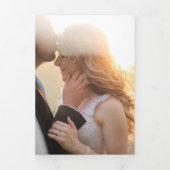 All-in-One Wedding Invitation Suite Dreifach Gefaltete Einladung (Cover)