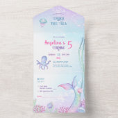 All in One Wedding Invite Nautical Thema Geburtsta Einladung (Innen Boden)