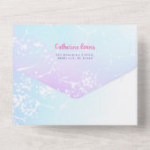 All in One Wedding Invite Nautical Thema Geburtsta Einladung (Rückseite)