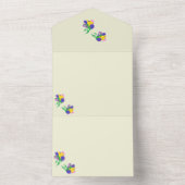 All in One Wedding InviteTulips All In One Einladung (Innen)