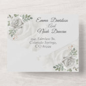 All in One Weditation und UAWG White Roses All In One Einladung (Rückseite)