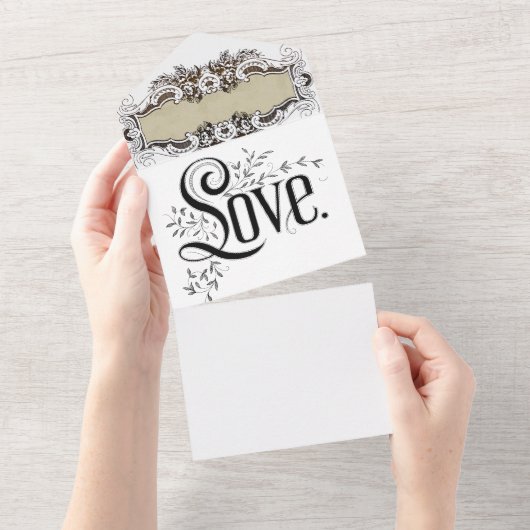 All in one Wedite All In One Einladung (Abreißen)