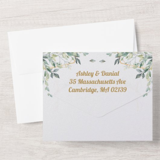 All in one Wedite All In One Einladung (Rückseite)