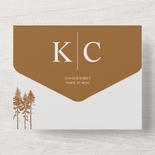 All in one Wedite All In One Einladung (Rückseite)