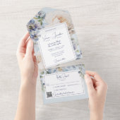 All in one Wedite All In One Einladung (Abreißen)