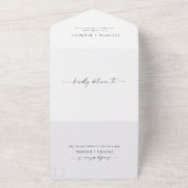 All in one Wedite Einladung (Außenbereich)