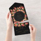 All in one Wedite Einladung (Abreißen)