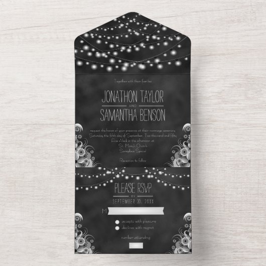 All in one Wedite Einladung (Innen Boden)