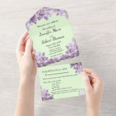 All in one Wedite Einladung (Abreißtisch)