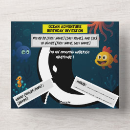 All in one Wedite Einladung