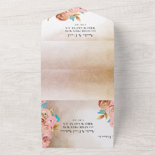 All in one Wedite Einladung (Außenbereich)