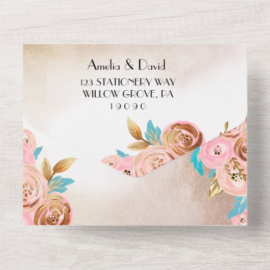 All in one Wedite Einladung (Rückseite)