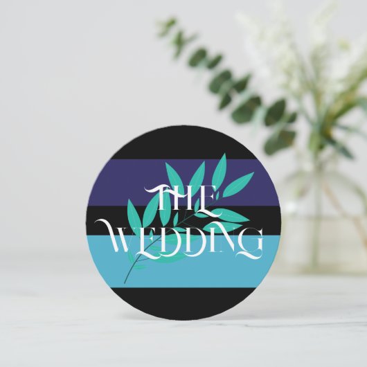 All in one Wedite Einladung (Stehend Vorderseite)