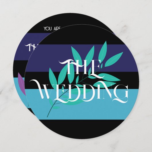 All in one Wedite Einladung (Vorne/Hinten)