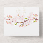 All in One Wedite Invite para boda con rosas All In One Einladung (Rückseite)