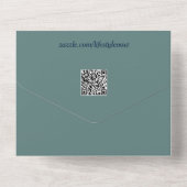 All in one Wedite - Silver Eukalyptus Einladung (Rückseite)