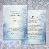 All in one Winter Wonderland Forest Wedding Einladung
