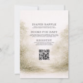 All in One Woodland Forest Animals Baby Shower Einladung (Rückseite)