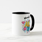 All In" Personalisierte Kaffee-Tasse Tasse (VorderseiteRechts)