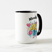 All In" Personalisierte Kaffee-Tasse Tasse (VorderseiteRechts)