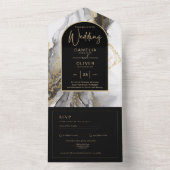 All Inclusive Black Gold UAWG In One Einladung (Innen Boden)