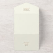 All Inclusive BOHO Pampas Grass Wedding RSVP In One Einladung (Außenbereich)