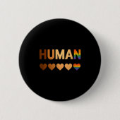 All-inclusive Hearts For Blm Racial Justice &amp;  Button (Vorderseite)