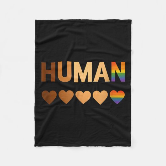 All-inclusive Hearts For Blm Racial Justice & Fleecedecke (Vorderseite)