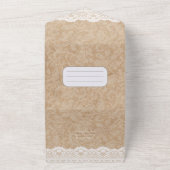 All Inclusive Rustic Lila Wisteria Lace Wedding In One Einladung (Außenbereich)