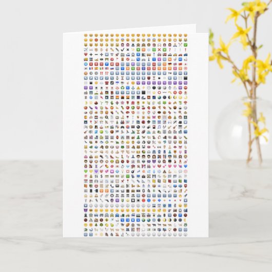 All iPhone/iOS emojis Karte (Gelbe Blume)