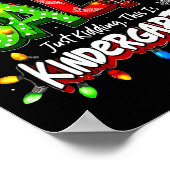 All Is Calm Just Kidding Christmas Kindergarten Te Poster (Ecke)