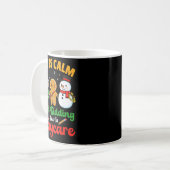 All Is Calm Just Kidding This Is Daycare Christmas Kaffeetasse (Vorderseite Links)