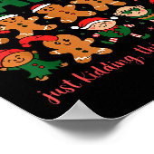 All Is Calm Just Kidding This Is Kindergarten Ging Poster (Ecke)