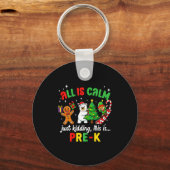 All Is Calm Just Kidding This Is Pre-k Funny Chris Schlüsselanhänger (Vorderseite)